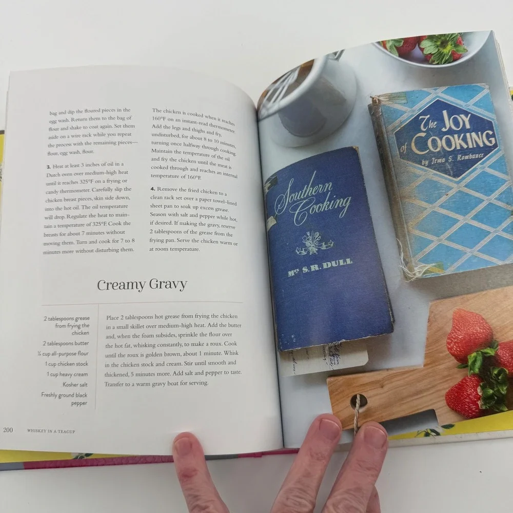 Reese Witherspoon Whiskey in a Teacup Cookbook Hardcover Good‎ Condition